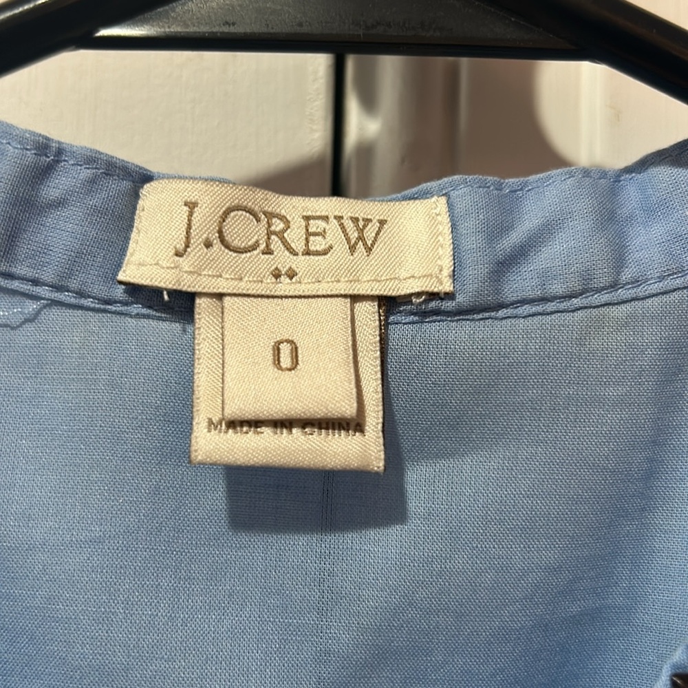 J.Crew Sleeveless Bejeweled Top Size 0 - Picture 3 of 5